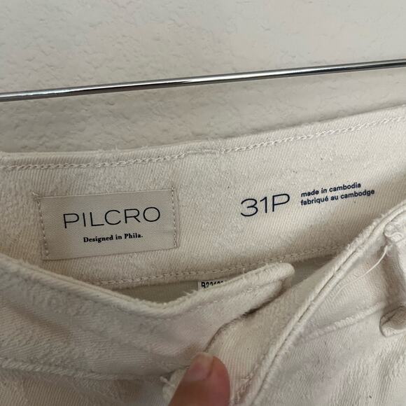 NWT Anthropologie The Skipper High-Rise Crop Wide-Leg Jeans by Pilcro Size 31P - Picture 9 of 15